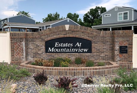 Moutainview Estates Neighborhood Monument Lakewood, CO