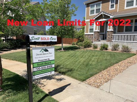 New Colorado Conforming Loan Limits for 2022