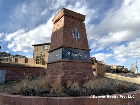 Ridgegate Neighborhood Monument Lone Tree, CO