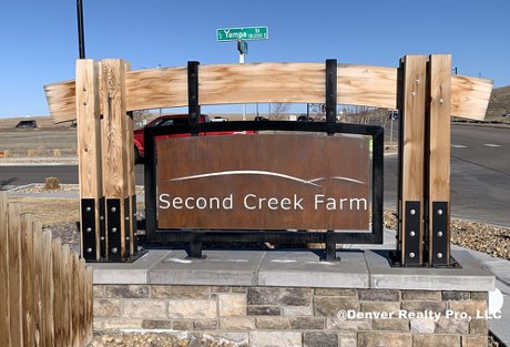 Second Creek Farm Neighborhood Monument Commerce City, CO