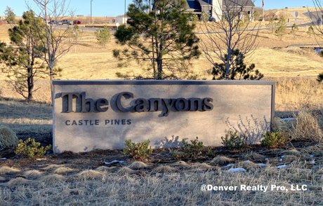 The Canyons Neighborhood Castle Pines Colorado
