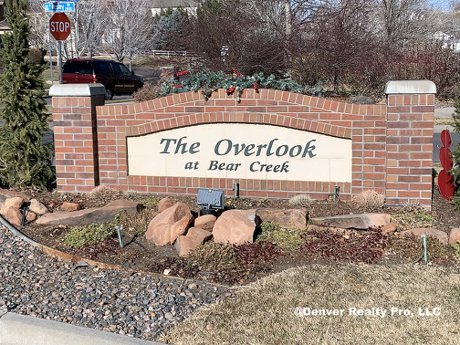 The Overlook at Bear Creek Neighborhood Monument Lakewood, CO
