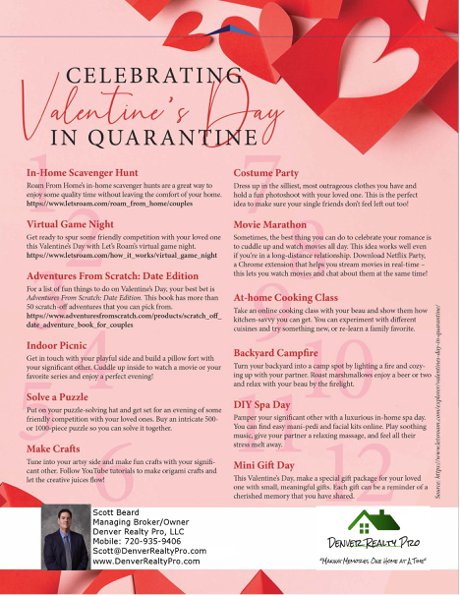 How To Celebrate Valentines Day in Quarantine 