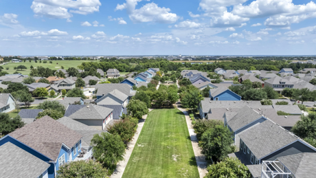 Buda Kyle and South Austin Texas aerial comparison showing neighborhoods and growth
