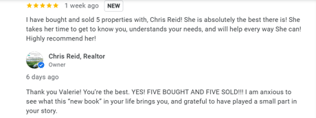 and another five star review