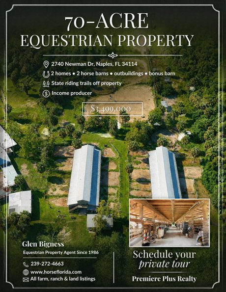 Naples FL horse property for sale