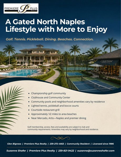 Pelican Marsh homes for sale, gated golf community.