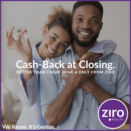 Buy with Ziro and get thousands back at closing