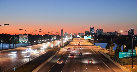 The 408 East West Expressway in Orlando
