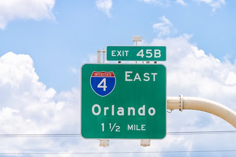 Interstate 4 Sign in Orlando