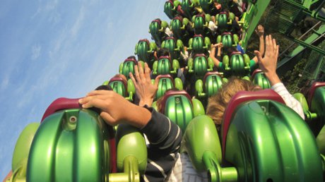 The Hulk Rollercoaster at Universal's Islands of Adventure in Orlando
