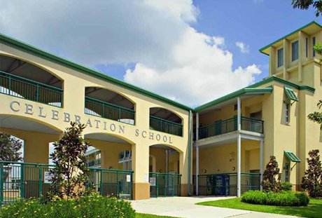 Celebration K-8 School and Celebration High School serving families in Osceola County, Florida