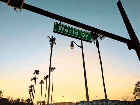 World Drive running from Celebration to the Magic Kingdom in Walt Disney World