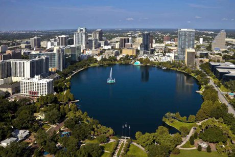 Lake Eola and Downtown Orlando