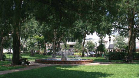 Park Ave Water Fountain in Winter Park