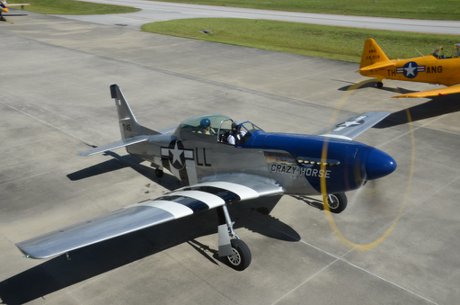P-51 Mustang warbird at Kissimmee Gateway Airport in Kissimmee Florida