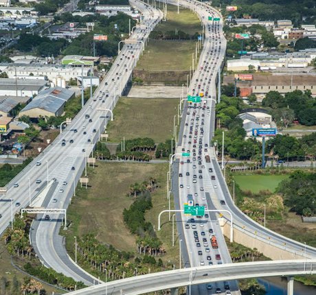 I-4 near Tampa Florida