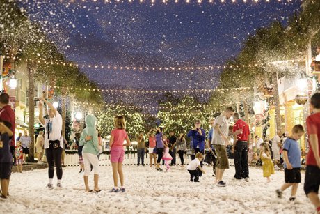 Snowing in Celebration FL