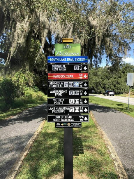 The South Lake Trail in Clermont Florida