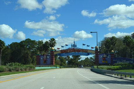 Western Way road leading to Walt Disney World from Horizon West