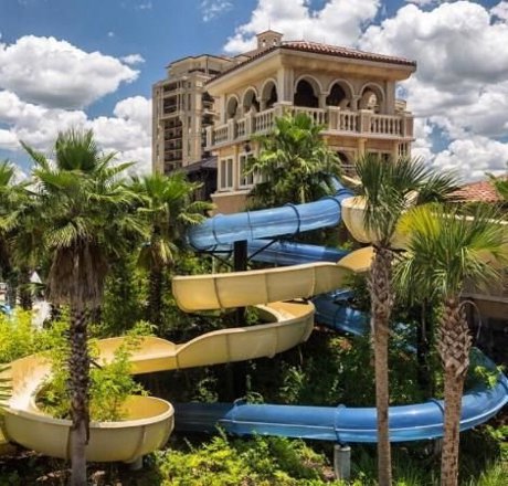 Four Seasons Resort Waterslide Golden Oak Disney Florida 