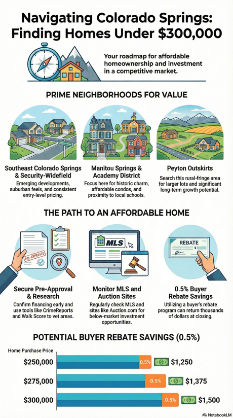 How to Find Homes for Sale in Colorado Springs Under $300,000
