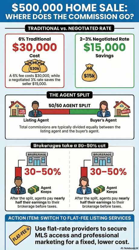 How Much Commission Does an Average Realtor Make on a $500,000 House?