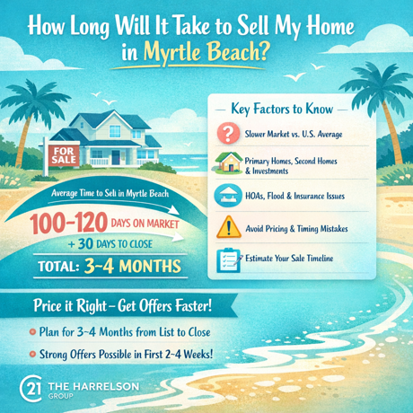 Sell my home infograph, Century 21 The Harrelson Group