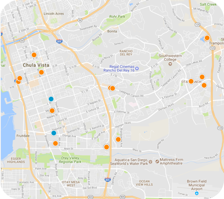 chula vista interactive map search