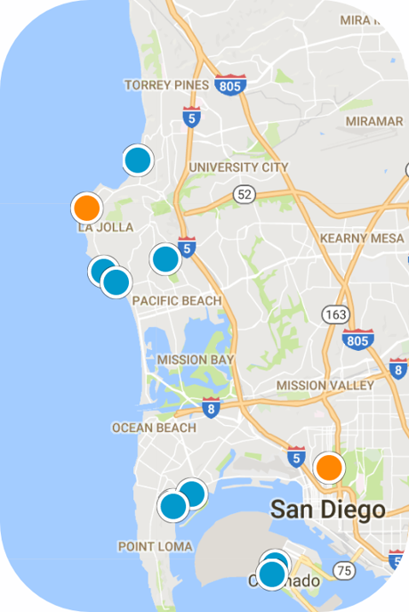 san diego coastal properties