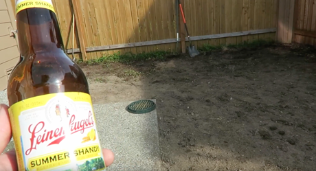 the entire point of this backyard makeover project is to have a place to relax and enjoy, might as well start now. 