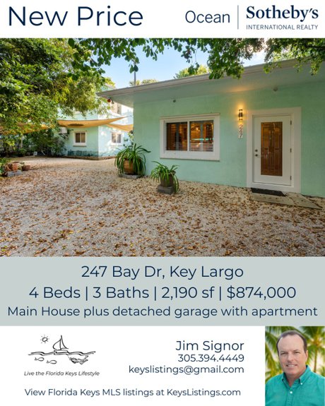 247 Bay Drive Key Largo for sale
