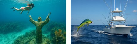 key largo snorkeling fishing