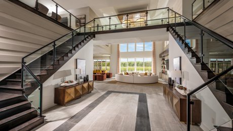 Foyer of the Toll Brothers Varen model at Laurel Pointe in Lake Nona