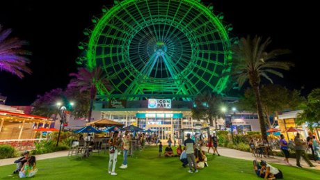 Icon Park in the International Drive Entertainment District in Orlando