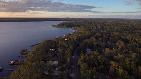 over Isle of Pines near Lake Nona Florida