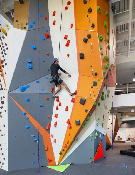 The Rock Climbing Wall at the Lake Nona Performance Club
