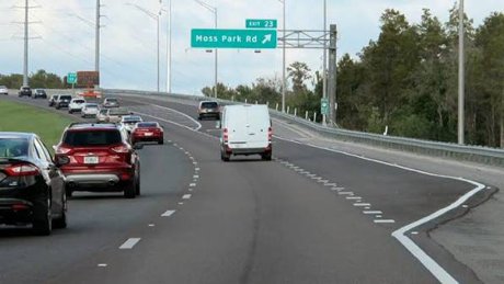 Moss Park Road in the Lake Nona area
