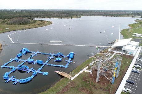 Lake Nona Adventure Park Water course and ropes course