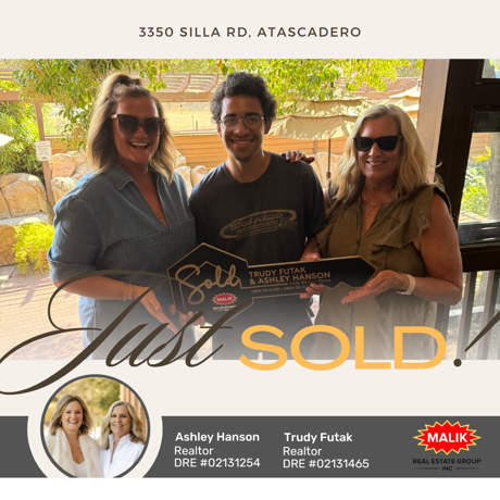 Just Sold! 3350 Silla Rd, Atascadero