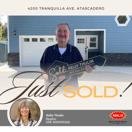 Just Sold! 4200 Tranquilla Ave, Atascadero