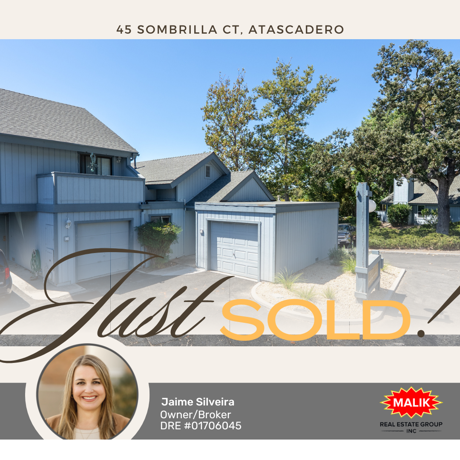 Just Sold! 45 Sombrilla Ct, Atascadero, CA