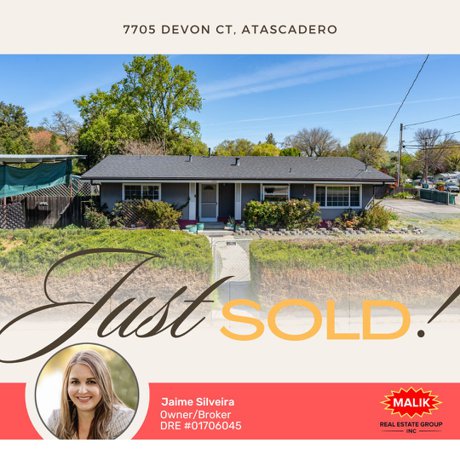 Just Sold! 7705 Devon Ct, Atascadero