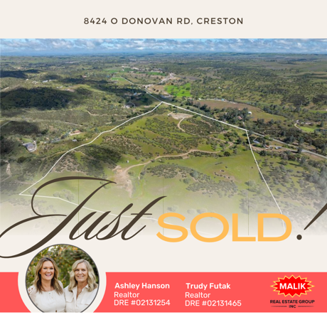 Just Sold! 8424 O Donovan Rd, Creston