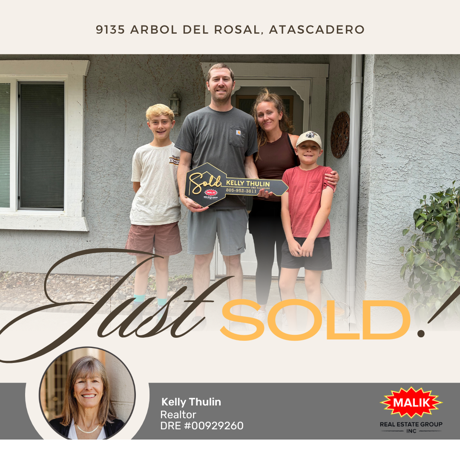 Just Sold! 9135 Arbol del Rosal, Atascadero
