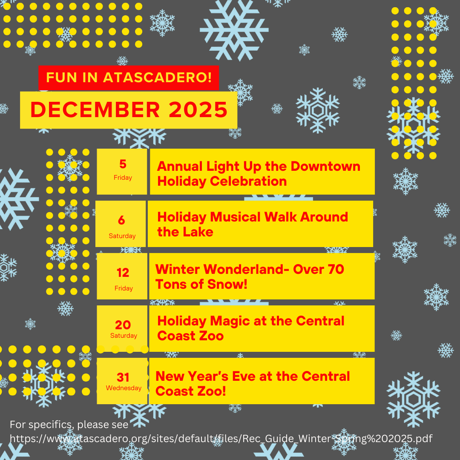 December 2025 Fun Atascadero!
