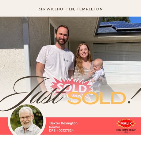 Just Sold! 316 Willhoit Ln, Templeton