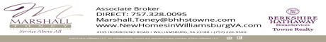 Realtor Marshall Toney Contact Information