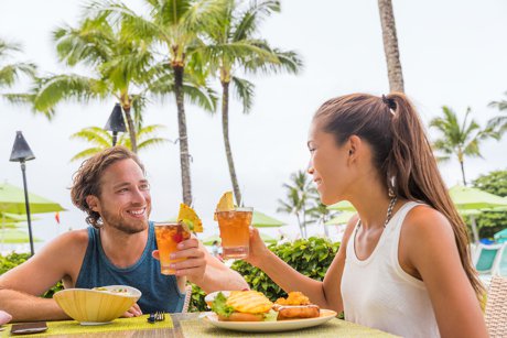 people drinking cocktails | Maui luxury real estate