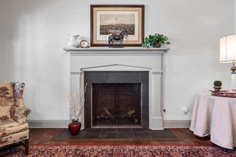 2 matching fireplaces